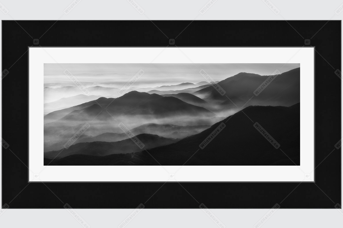 Фотокартина с черно бял пейзаж